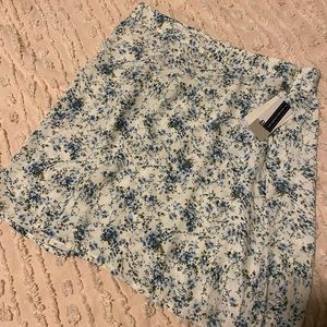 NWT BP. A-line white skirt